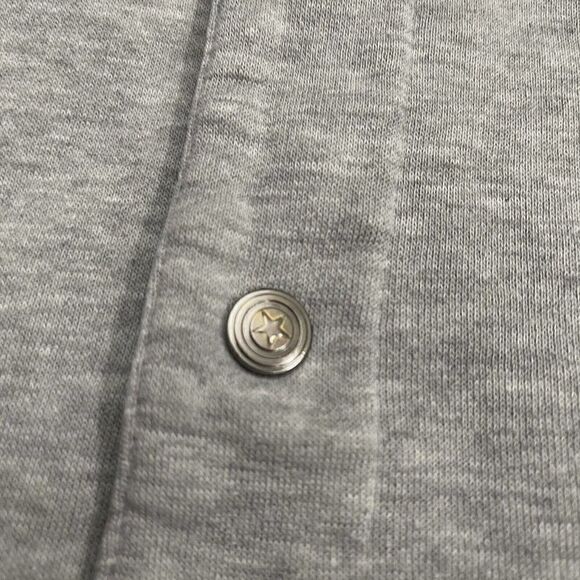 Marvel Avengers Mens Full Zip Button Jacket Hoodie Captain America Lightweight - Picture 5 of 9